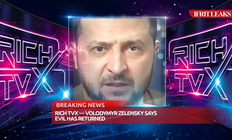 Rich TVX — Volodymyr Zelensky Says Evil Has Returned